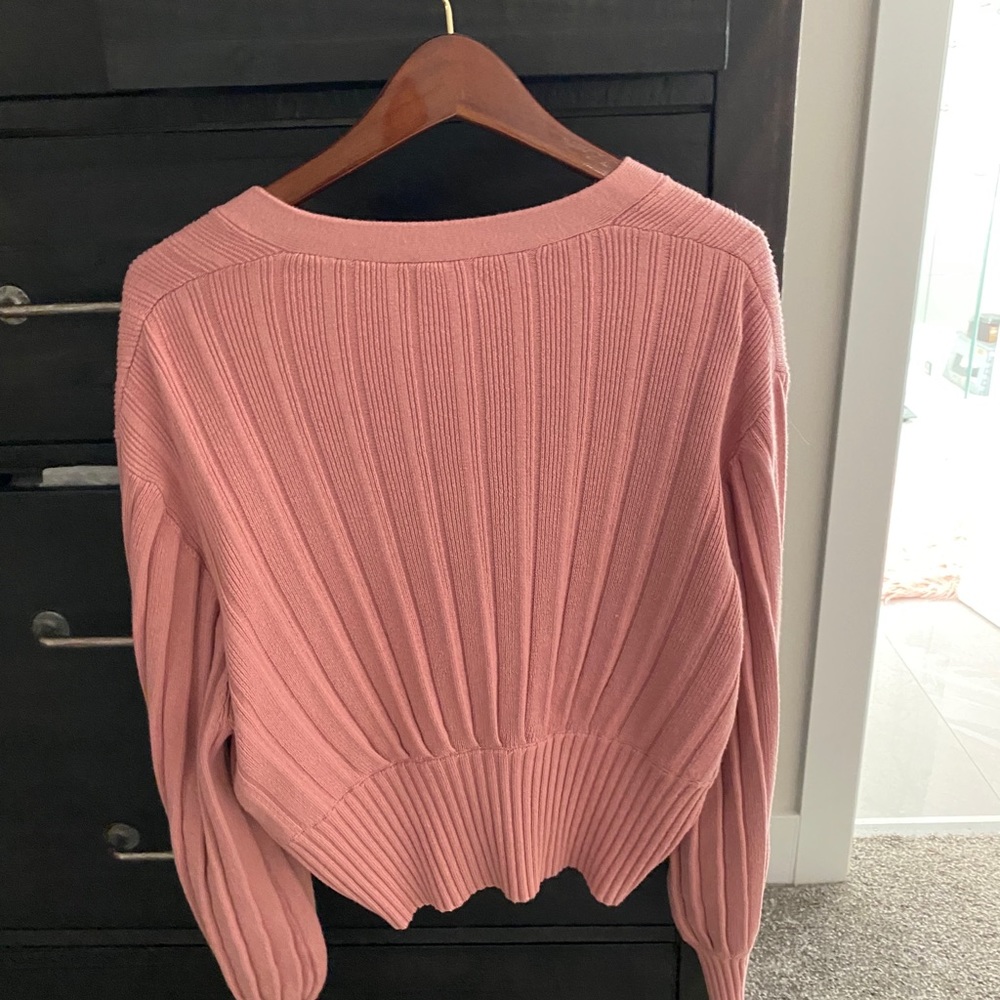wilfred plunge front cardigan